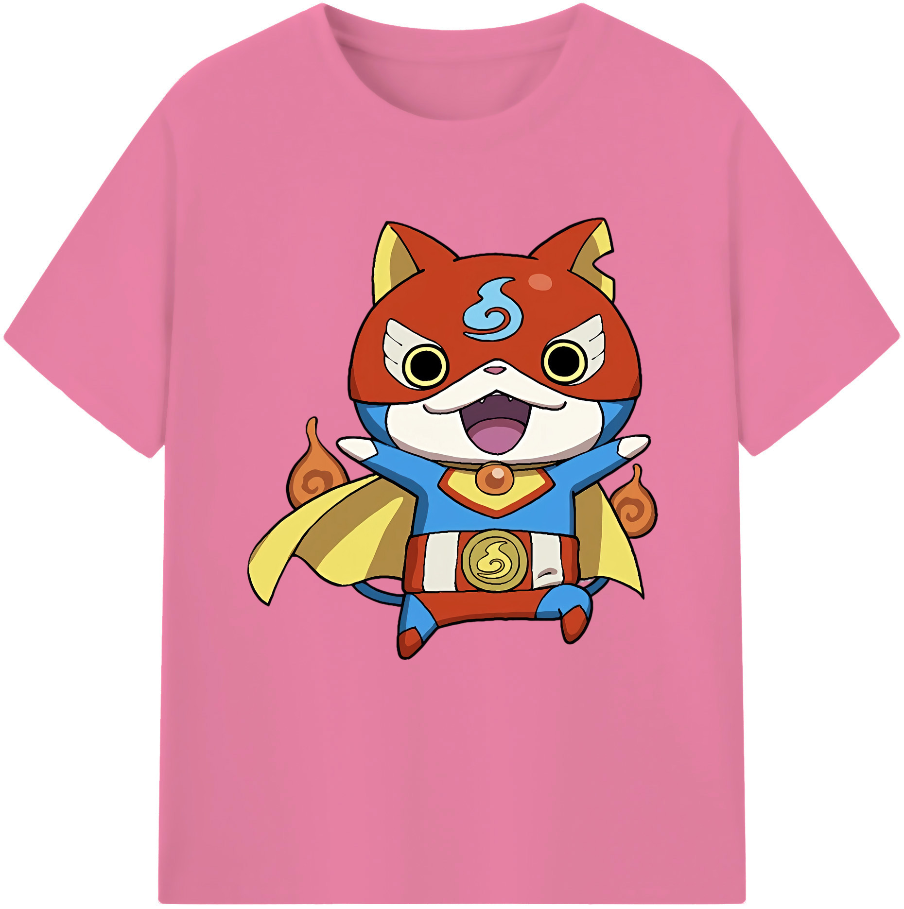 （画像用） 妖怪ウォッチ Yo-kai Watch 綿100％半袖Tシャツ（フロントプリント）